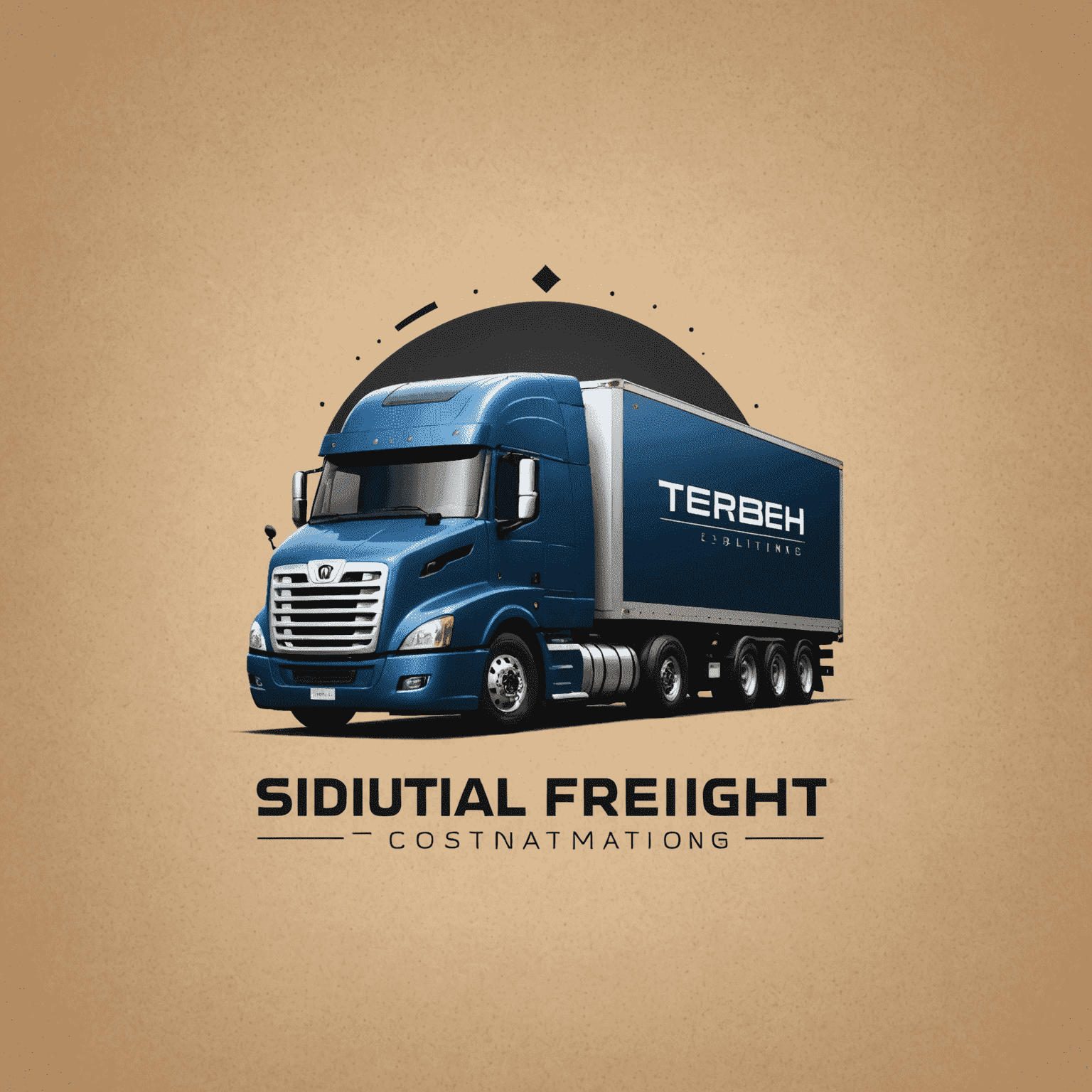 Digital Freight Optimization Consulting & Techno logo - A modern, sleek design incorporating elements of logistics and technology